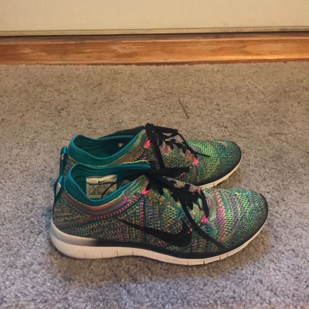 Nike rainbow flyknit free fun 5.0